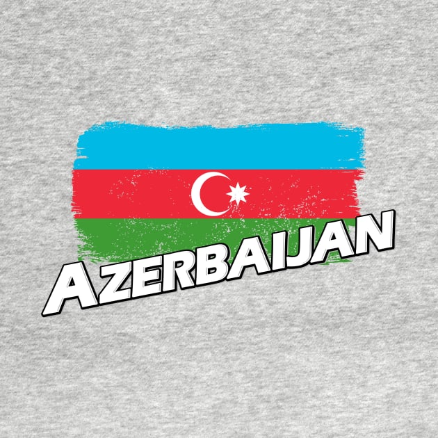 Azerbaijan flag by PVVD